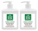 2x Mydło W Płynie Biały Jeleń 500 ml Hipoalergiczne Naturalne Dozownik