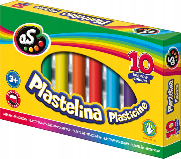 Plastelina 10 kolorów