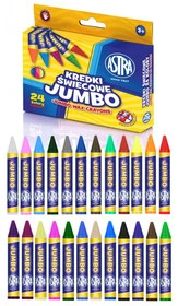 ASTRA Kredki świecowe Jumbo 24 kolory