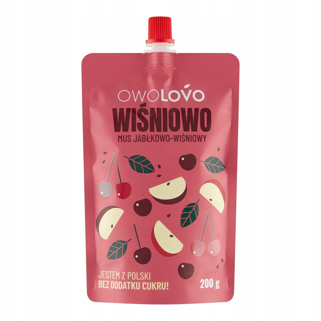 Mus Owolovo MIX SMAKÓW Dla Dzieci 200g PREMIUM Naturalny 15x 200g