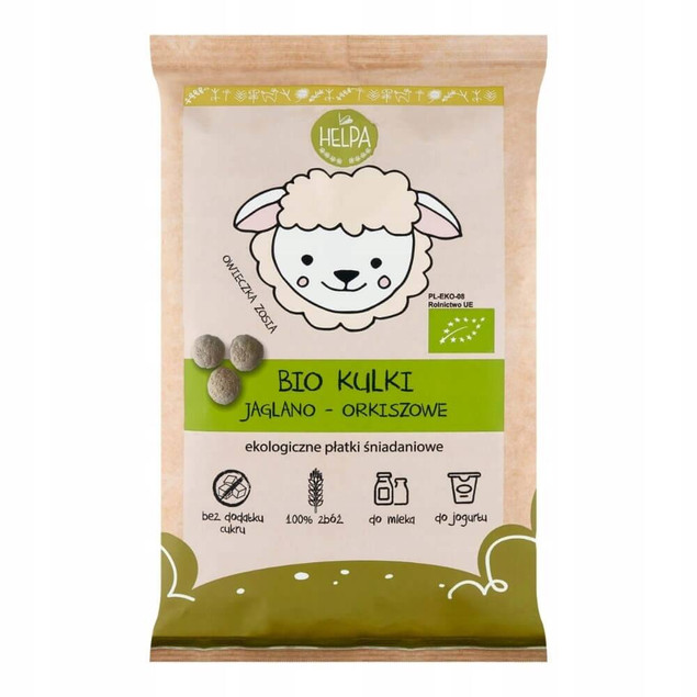 BIO Kulki Jaglano - Orkiszowe 160 g Helpa