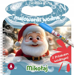 Zadanka i Malowanki Wodne MIKOŁAJ z Pisakiem 3+ Skrzat