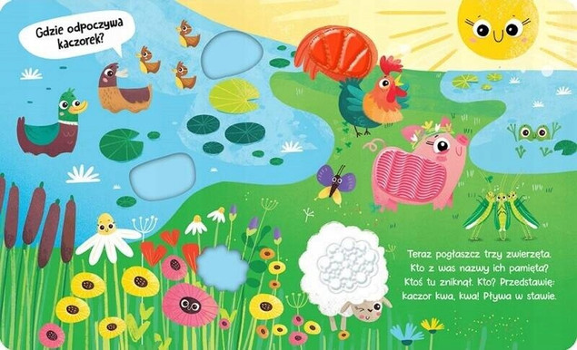 Książeczka sensoryczna dla maluszka. W kurniku i chlewiku