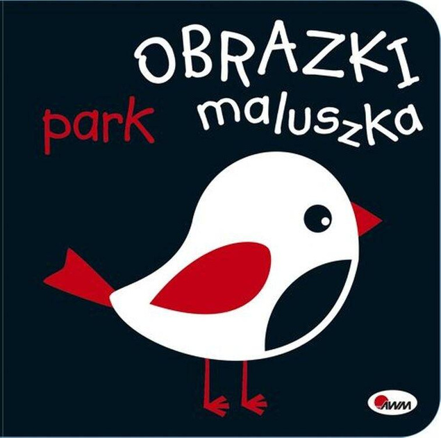 Książeczka Kontrastowa Harmonijkowa Obrazki Maluszka PARK 0+ AWM