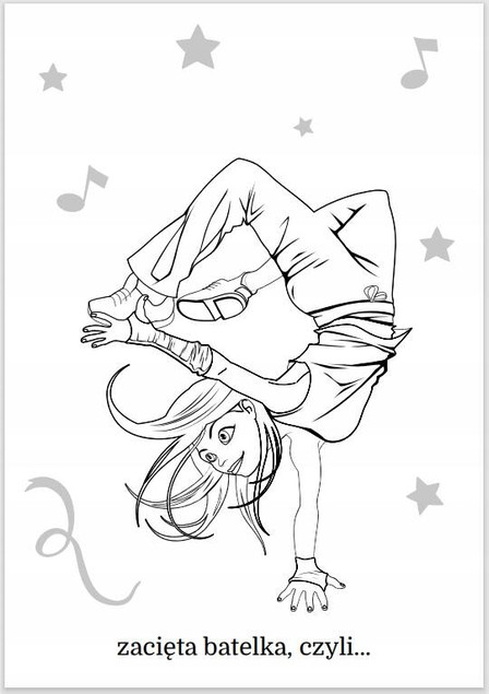 Maluszkowe malowanie. Tancerze i tancerki