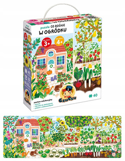 Puzzle Co Rośnie w OGRÓDKU 3+ 4+ 40el. Układanka CzuCzu 914826