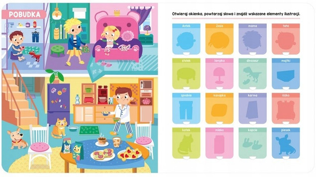 Mój dzień. Książeczka z okienkami