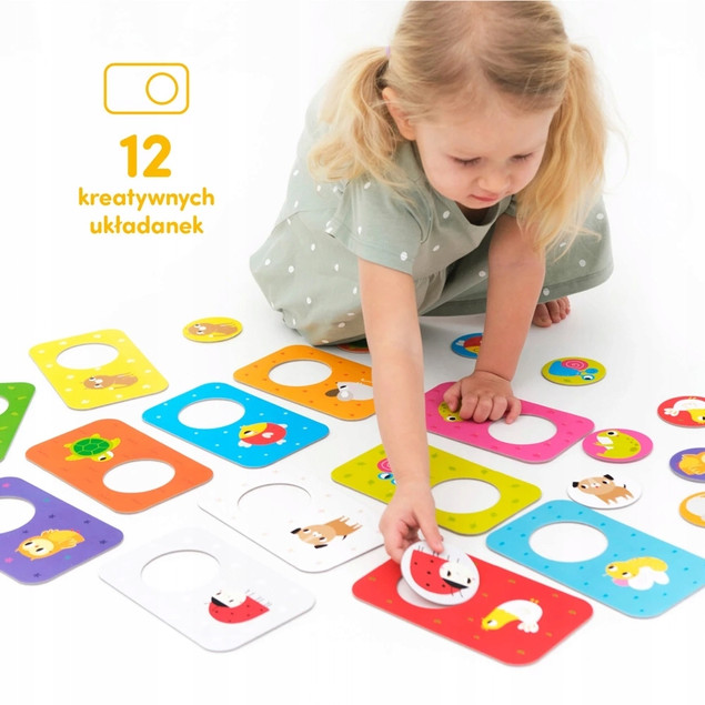 Układanki Z Dziurką Przyjaciele Puzzle 15M+ CzuCzu