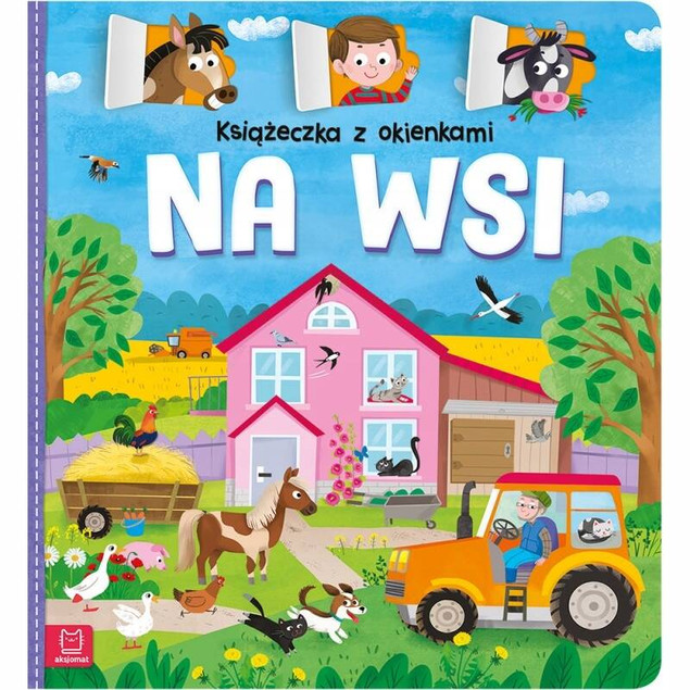 Książeczka z okienkami Zwierzęta Aksjomat