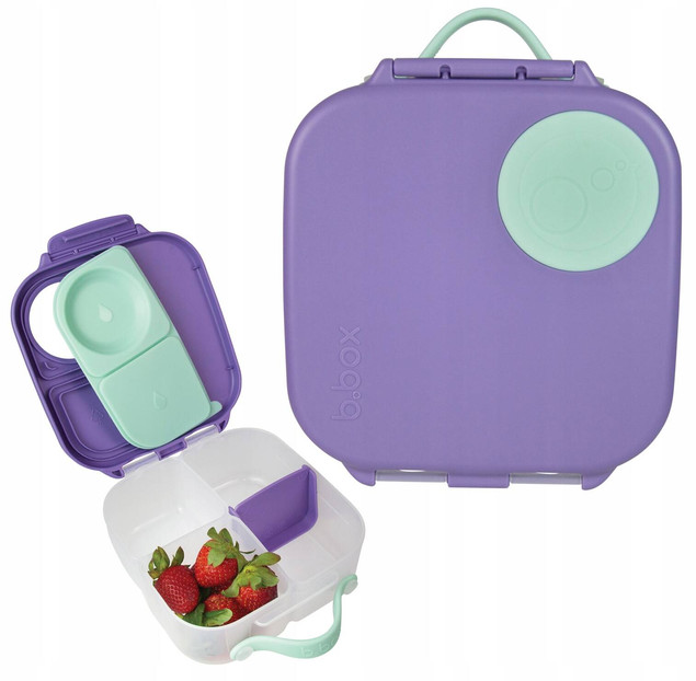 B.box Mini lunchbox, śniadaniówka Lilac Pop