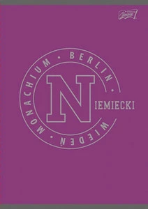 Zeszyt Szkolny A5 60k Kratka JĘZYK NIEMIECKI Ze Ściągą Unipap