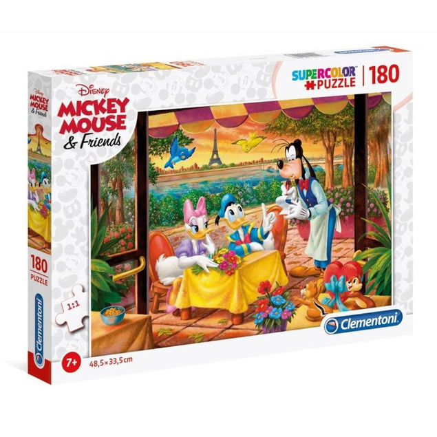 Puzzle Supercolor Disney 180 Clementoni 29296