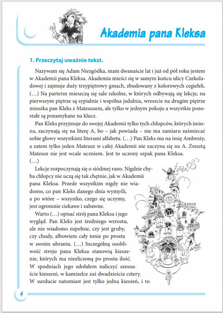 Czytanie ze zrozumieniem. Testy sprawdzające cz.2