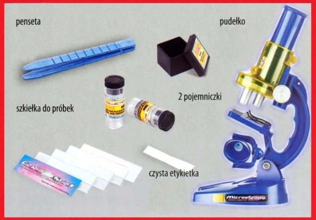 TELESKOP i MIKROSKOP Zestaw Edukacyjny 2w1 3+ Dromader