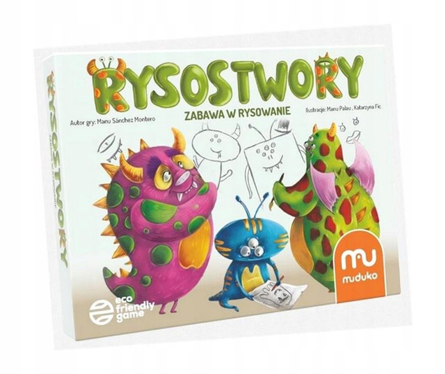 Rysostwory Zabawa W Rysowanie Gra Karciana Dla Dzieci 4+ Muduko