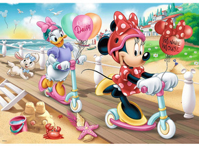 Puzzle 200 Układanka Myszka MINNIE Plaża Ducky Widok Obraz 7+ Trefl 13262