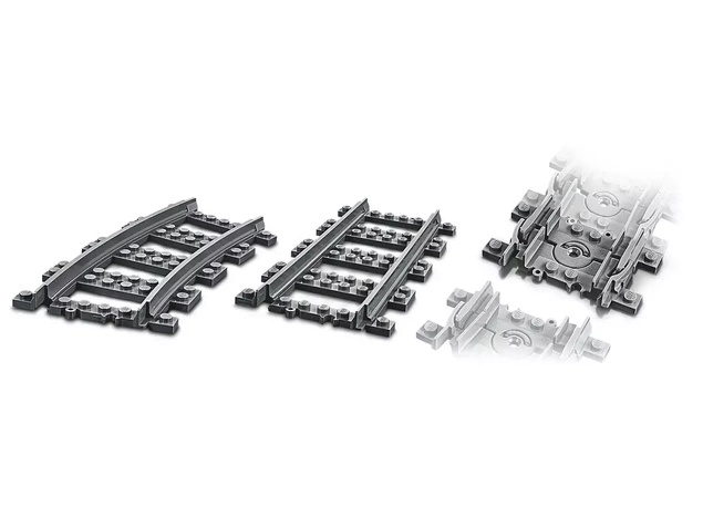 LEGO City - Tory 60205 proste+zakręty+elastyczne