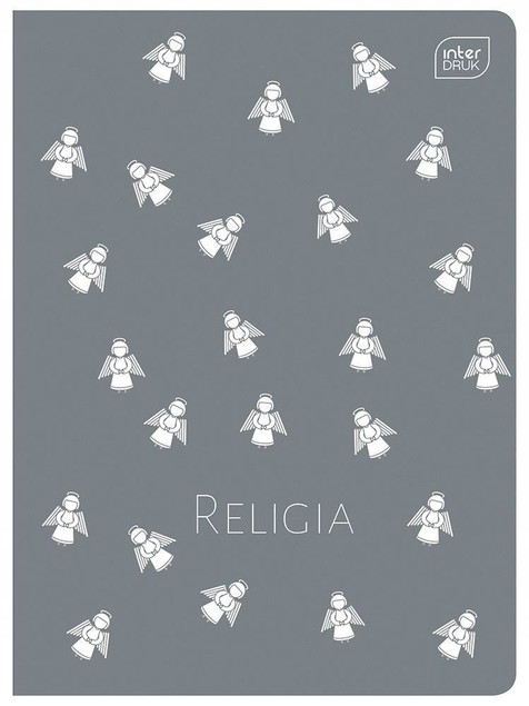 Zeszyt A5 32k kratka UV religia z poddrukiem p10 INTERDRUK
