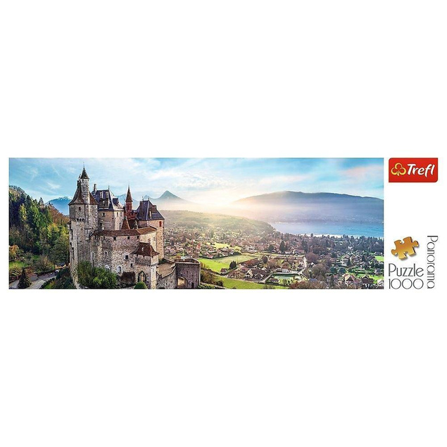 PUZZLE 1000 PANORAMA ZAMEK FRANCJA ZABYTEK WIDOK 