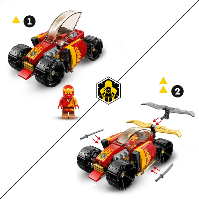 LEGO Ninjago Samochód Wyścigowy Ninja Kaia EVO 94 el. 6+ 71780