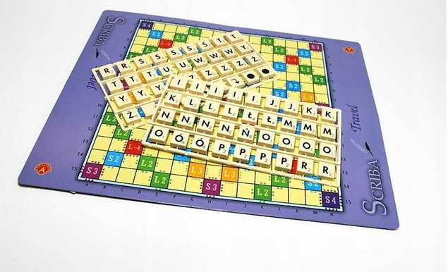 SCRIBA TRAVEL Gra planszowa Słowna Rodzinna