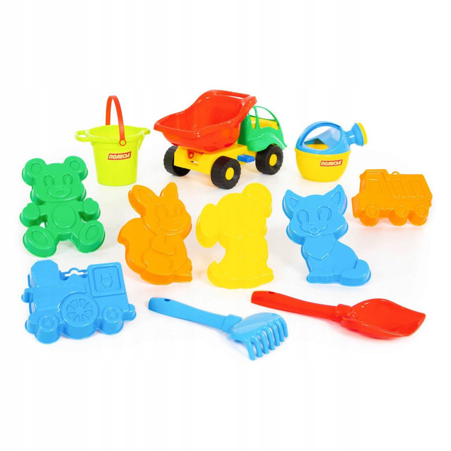 Zestaw do piasku wywrotka i foremki WADER-POLESIE