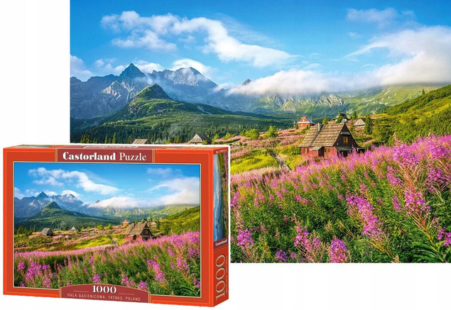 Puzzle 1000 Układanka Krajobraz Widok Góry HALA GĄSIENICOWA Tatry 9+ Castor