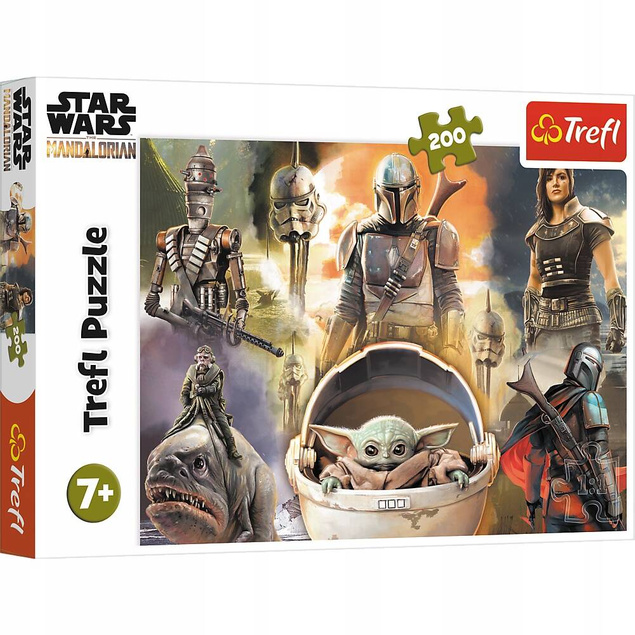 PUZZLE 200 STAR WARS YODA GWIEZDNE WOJNY 7+ TREFL