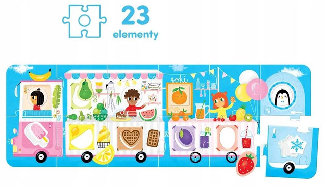 CZUCZU Puzzle z Dziurką 23 Lody! Lody! 