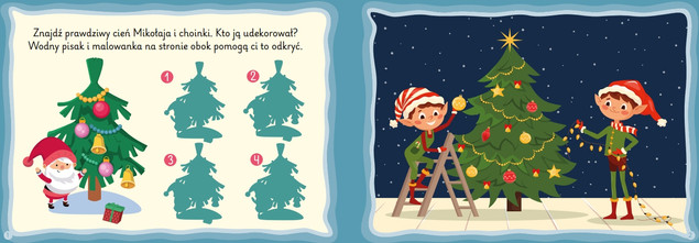 Zadanka & malowanki wodne. Mikołaj