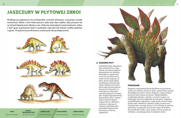 Encyklopedia DINOZAURY Książka O Dinozaurach SBM (TW)