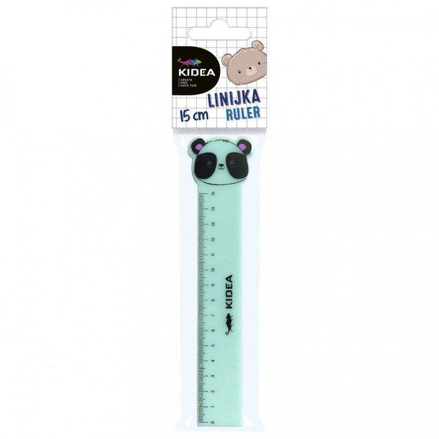 Linijka 15cm z figurką Kidea D
