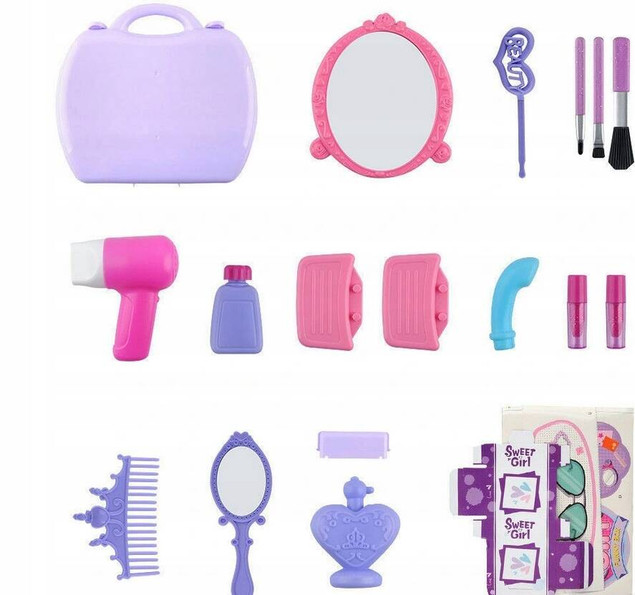 ZESTAW FRYZJERSKI DLA DZIECI + WALIZKA I SUSZARKA