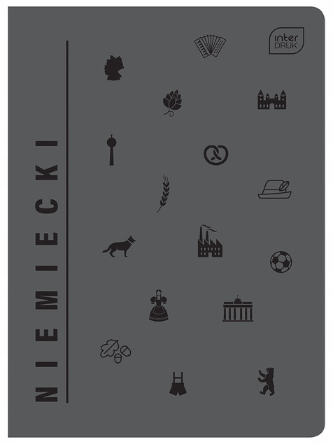 10x Zeszyt PRZEDMIOTOWY KOMPLET A5 60 Kartek Interdruk