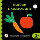 Książeczka Kontrastowa Owoce i Warzywa Rozwój Maluszka 3M+ Skrzat