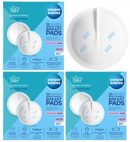 3x CANPOL Wkładki Laktacyjne Żelujące BASIC 3x30 Sztuk
