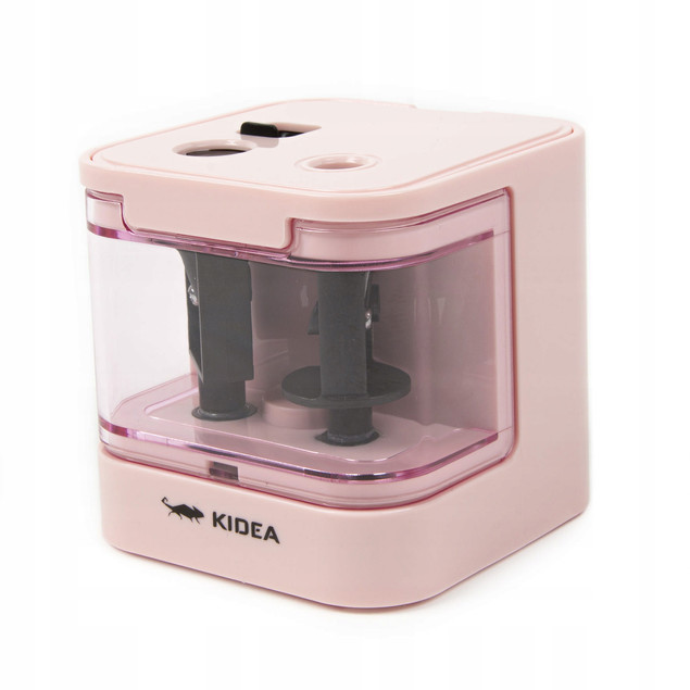 KIDEA Temperówka ELEKTRYCZNA Podwójna RÓŻOWA