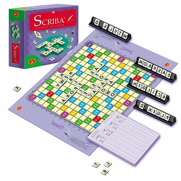 SCRIBA TRAVEL Gra planszowa Słowna Rodzinna