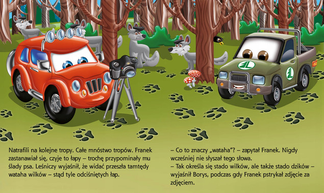 Tropy Zwierząt. Samochodzik Franek