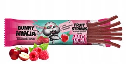 BUNNY NINJA Przekąska Owocowa JABŁKO MALINA Fruit Straw 16g