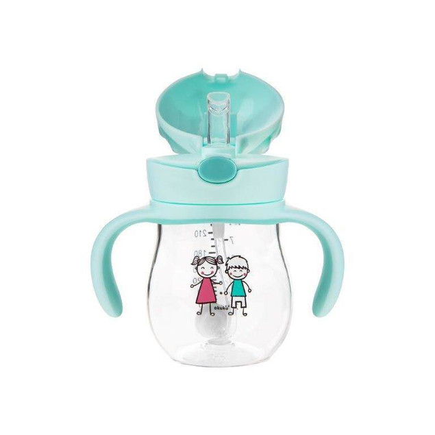 Innowacyjny Kubek Bidon Z Obciążoną Słomką 250ml Akuku A0033