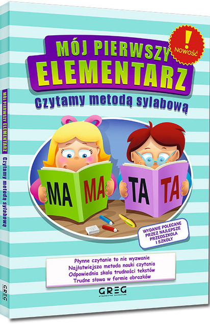 Mój pierwszy elementarz - czyt. m. sylab. BR Greg