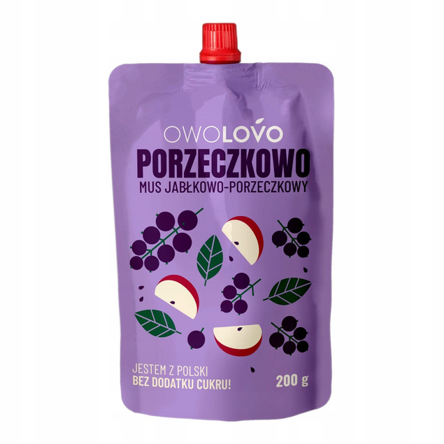 Mus Owolovo MIX SMAKÓW Dla Dzieci 200g PREMIUM Naturalny 15x 200g