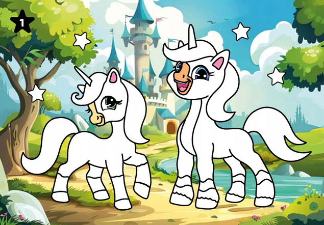 Zadanka & piaskowanki. Jednorożce