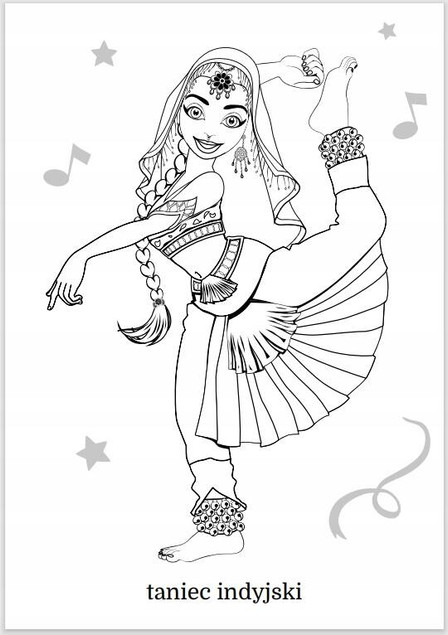 Maluszkowe malowanie. Tancerze i tancerki