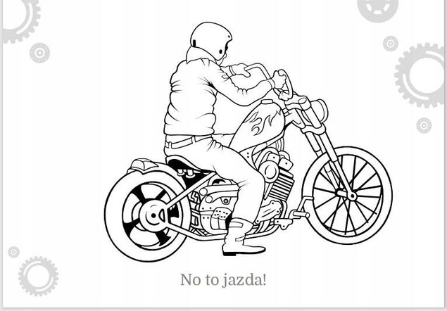 Maluszkowe malowanie. Motocykle