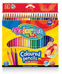 Colorino Kredki ołówkowe trójkątne 24 kolory