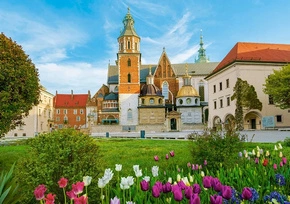 Puzzle 500 Układanka Zamek WAWEL Kraków POLSKA Widok 9+ Castorland