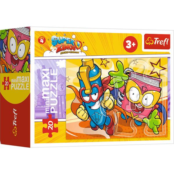Puzzle 20el "miniMaxi" Kid Kazoom i Super Zings 56026 Trefl