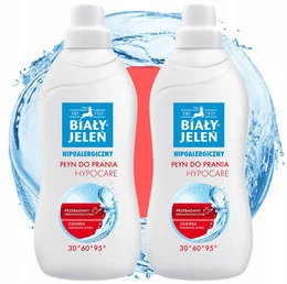 Płyn do prania HypoCare - białe i kolorowe, 2x1 L | Biały Jeleń